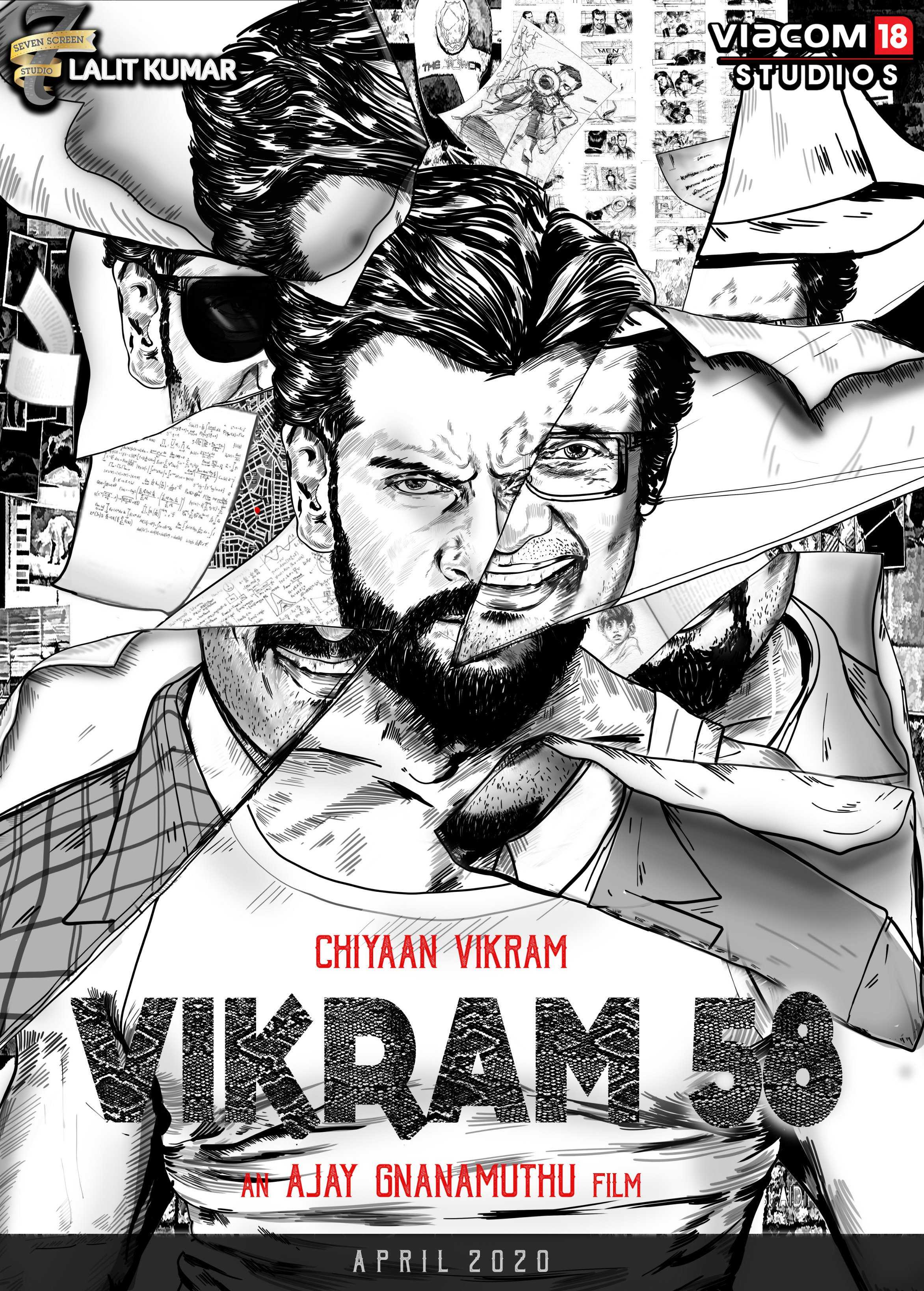 Vikram 58 official poster